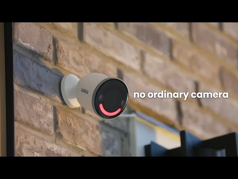 Lorex 4K Spotlight Indoor Outdoor Wi-Fi 6 Security Camera with Smart Security Lighting