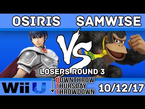 DTT #50 - Osiris (Marth) VS. Samwise (DK) - SSB4 Losers Round 3 - Smash for Wii U