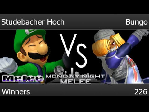 MNM 226 - TLOC | Studebacher Hoch (Luigi) vs Bungo (Sheik) Winners - Melee
