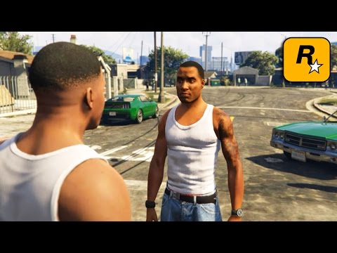 GTA V - CJ meets Franklin Part 3