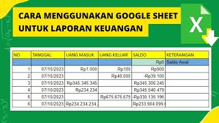 Download lagu Cara Menggunakan Google Sheet Untuk Laporan Keuangan Langsung Online 24 Jam mp3