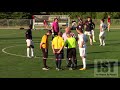 PLAYERS ATTACKED!!  , PUNCH TO THE HEAD, HUGE SCUFFLE, CONTROVERSIAL GOAL, GAME ABANDONED!!!
