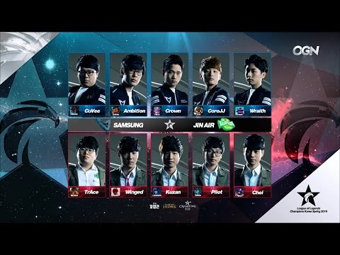 SSG vs JAG Game 1 Highlights - SAMSUNG GALAXY vs JIN AIR GREENWINGS - LCK Week 11 - SPRING 2016