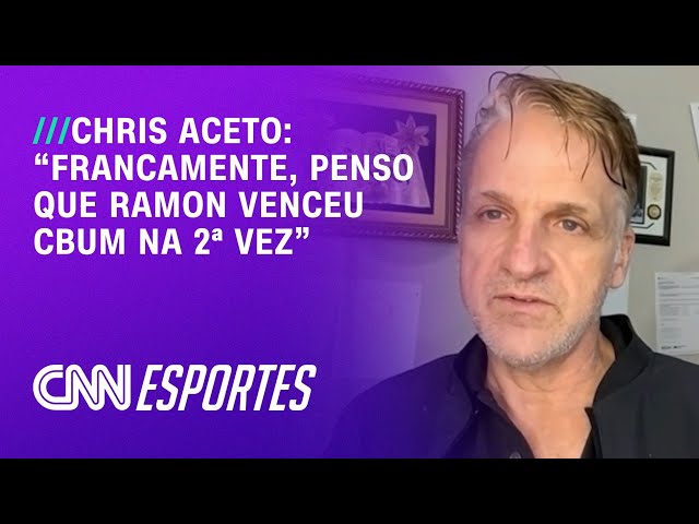 "Penso que Ramon Dino venceu Cbum na 2ª vez", dispara Chris Aceto | CNN ESPORTES
