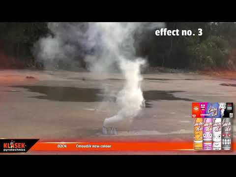 Fumigènes 40sec Lot de 4 (Blanc, Orange, Violet, Noir) - Vignette vidéo 1