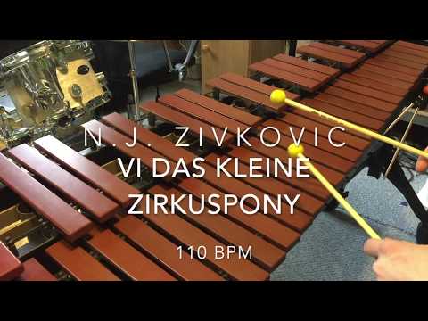 N.J. Zivkovic - VI Das Kleine Zirkuspony Xylophone (Easy Pieces For Xylophone and Marimba)