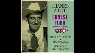 Ernest Tubb  ~ Thanks A Lot ~ Decca ED 2774