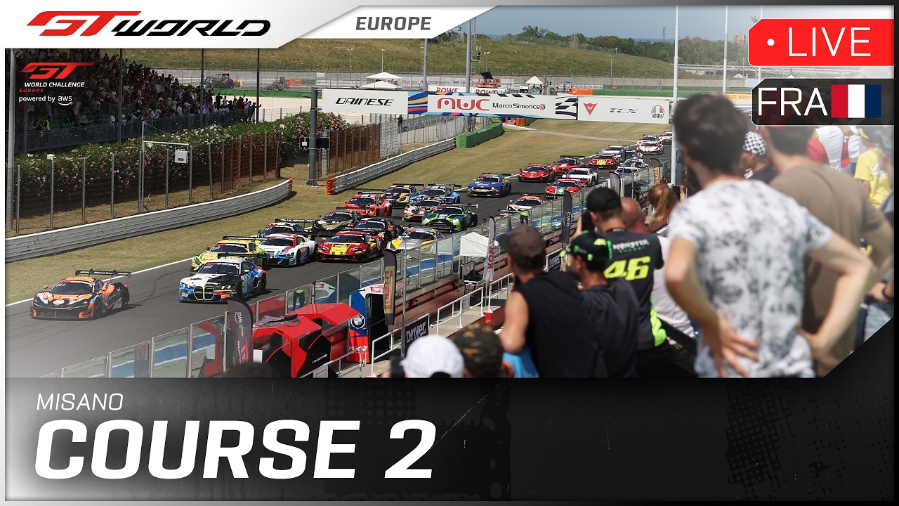 EN DIRECT | Course 2 | Misano | GT World Challenge powered by AWS 2026 (Français)