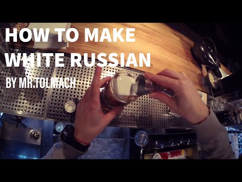 How to make White russian cocktail by Mr.Tolmach