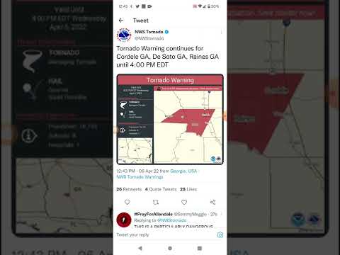 Cordele, Georgia Tornado 4-6-22