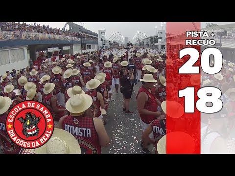 Bateria Dragões da Real 2018 - Pista + Recuo - Apoteose Visita Anhembi