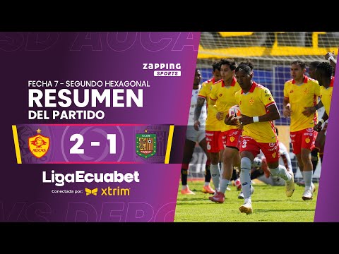SD Aucas 2 - 1 Deportivo Cuenca / Fecha 7 - Segundo Hexagonal  / Liga Ecuabet conectada por Xtrim