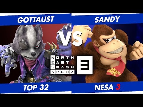 NESA 3 | Top 32 Losers R2 | GottAust (Wolf) vs Sandy (Donkey Kong)
