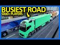 I Drove The Busiest Road With 5000 Players In Euro Truck Simulator