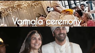 Ranbir Kapoor and Alia Bhatt varmala ceremony and first appearance after wedding #ranbirandalia
