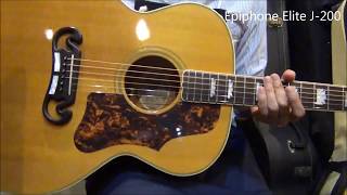 Video thumbnail for 【オットリーヤ動画】Epiphone Elite J-200 by アコギ専門店 オットリーヤ TV
