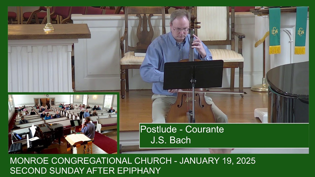 January 19, 2025 10am Sunday Worship Service