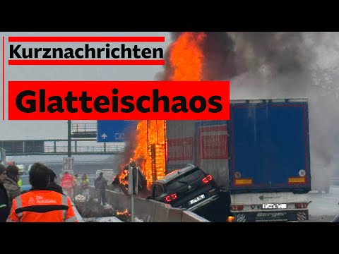 (Short news) 13.01.2026 - Mass crash and fatal black ice accident in Bavaria