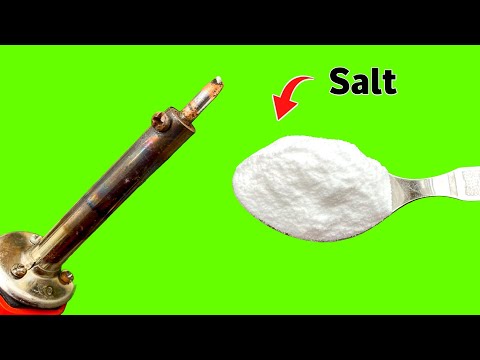 Entdecken Sie die Geheimnisse des Lötens: Nur wenige kennen dieses Geheimnis von Lötkolben und Salz
