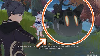 【原神】イベント中でもお構いなしに攻撃してくる岩スライム Cute slime