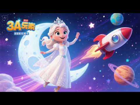 Zoom to the Moon 4 | Elsa’s Space Adventure Song for Kids