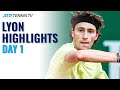 Humbert and Nishioka Clash in all-lefty Duel; Korda Battles Herbert | Lyon 2021 Highlights Day 1