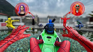 Download lagu 5 Bersaudara Spider-Man Bertemu Wanita Penari Serbia & PENNYWISE di Sekolah Terbengkalai (Sudut P... mp3