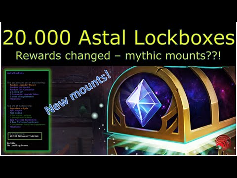 Neverwinter: Opening 20k Astral Lockboxes - New mounts?!
