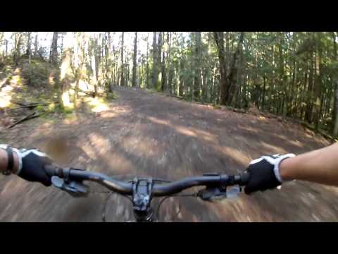 High Speed Downhill Mountain Biking at Hartland Dump