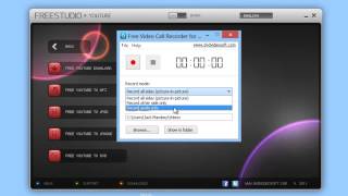 Обзор программы Free Video Call Recorder for Skype