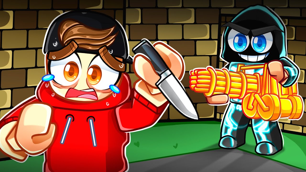 Using OP WEAPONS In MM2!