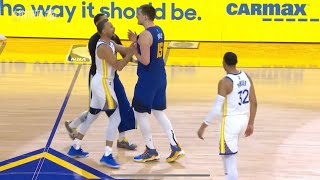 Nikola Jokic gets heated after Gary Payton II slaps his butt!