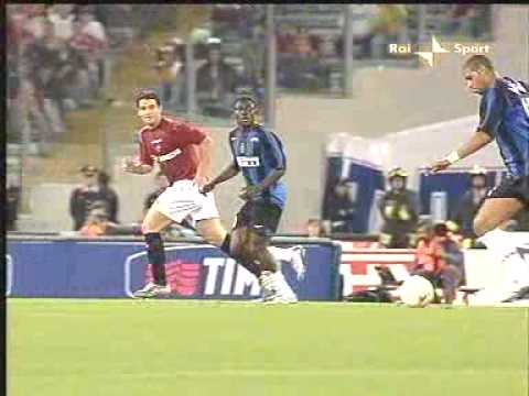 Adriano Inter-Roma gran gol da 40 metri