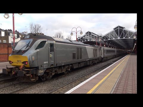 CHILTERN RAILWAY CLASS 68's | 68012 & 68013 AT LONDON MARYLEBONE