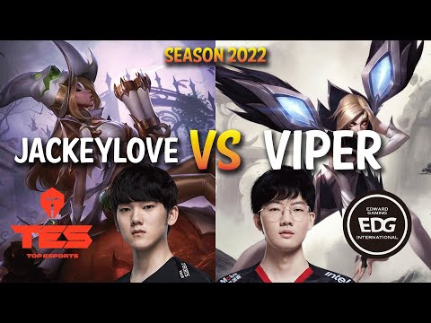 TES JackeyLove vs EDG Viper - MISS FORTUNE vs KAI'SA ADC - KR Ranked