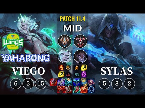 JAG Yaharong Viego vs Sylas Mid - KR Patch 11.4
