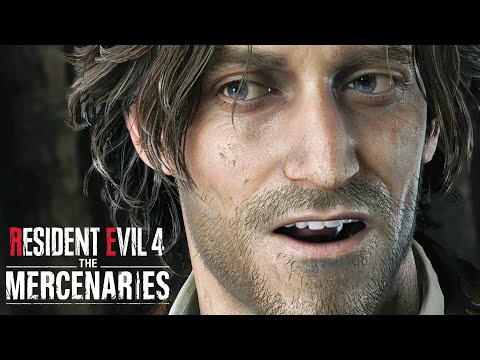 RESIDENT EVIL 4 REMAKE THE MERCENARIES Walkthrough Gameplay Part 2 - LUIS (THE CASTLE S+ RANK)