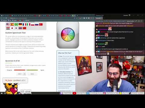 Hasanabi Takes the Autistic Test| Hasan Reacts To 12/21/2022
