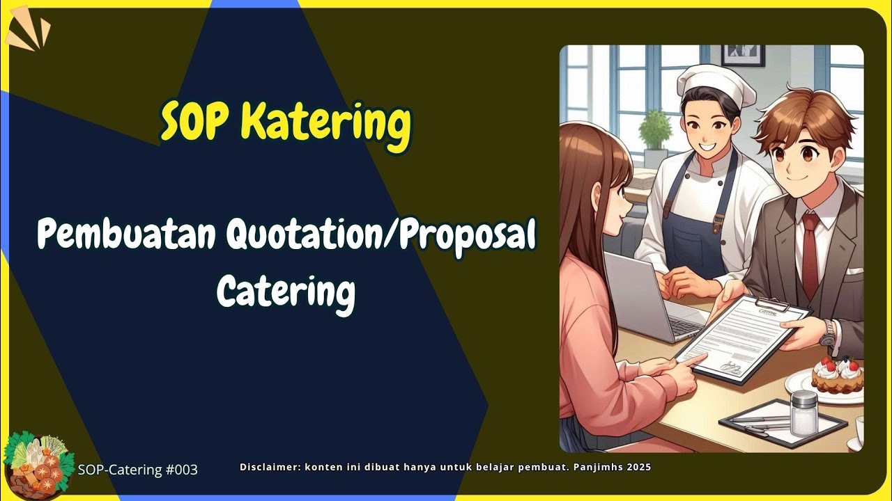SOP Katering: Pembuatan Quotation/Proposal Catering