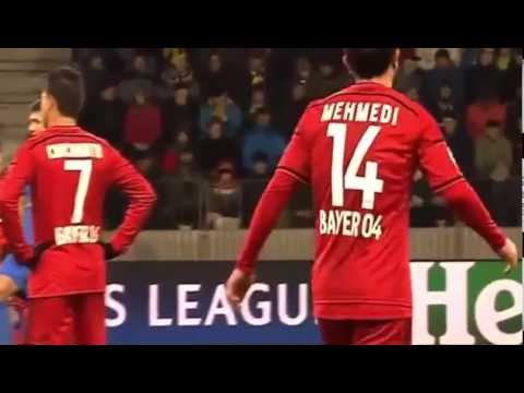 БАТЭ - БАЙЕР 1:1 Лига чемпионов Обзор матча