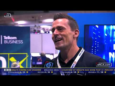 A robot has its say during SA's election mania