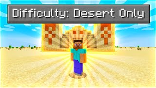 Can You Beat Minecraft In A Desert Only World?