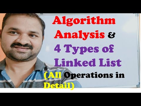 Algorithm Analysis Linked List Single Circular Double Circular Double Operations DS