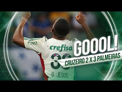 Gols - Cruzeiro 2 x 3 Palmeiras - Copa do Brasil 2015