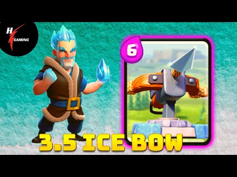 Ice Bow Deck - Clash Royale Ladder Gameplay With 3.5 Xbow