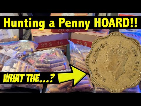 I got 50 THOUSAND Canadian Pennies! 20 BOXES!! Huge haul of FOREIGN coins!!