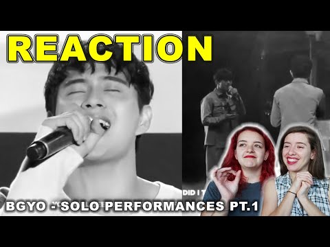 BGYO REACTION || SOLO PERFORMANCES PT.1 || Akira Morishita + JL Toreliza