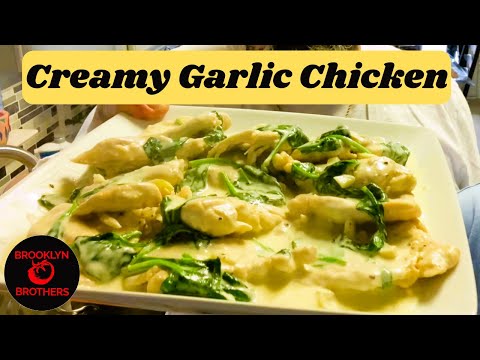 Creamy Garlic Chicken - The Best Comfort Food Ever!