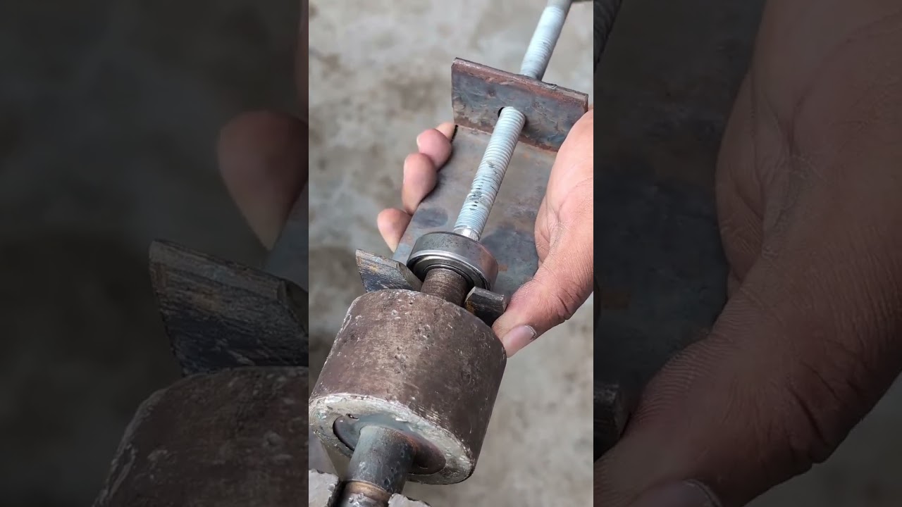 Homemade Bearing Puller Tool #welding #diy #tool