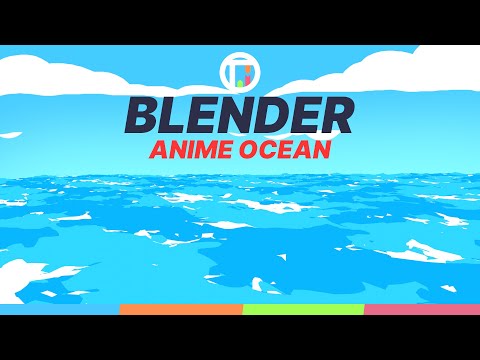 Blender 3.0 Eevee Tutorial - Create An Anime Ocean
